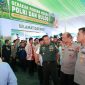 Kepolisian Daerah Jawa Timur (Polda Jatim) bersama jajaran Polres, Polresta, dan Polrestabes menggelar Kick Off Launching Gerakan Pangan Murah (GPM) Polri di GOR Delta Sidoarjo, Kamis (14/8/2025).