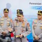 Kapolri Jenderal Listyo Sigit Prabowo saat Groundbreaking 20 Satuan Pelayanan Pemenuhan Gizi (SPPG) bersama dengan jajaran Polda Lampung, Lampung, Senin (28/7/2025). (Dok Humas Polri)(Shela Octavia)