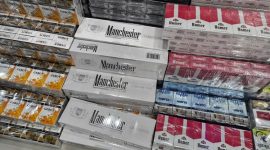 Produk Manchester produksi Batam, Riau Sebagian produknya dimusnahkan oleh Bea Cukai di Madura, Jumat (9/8/2025).