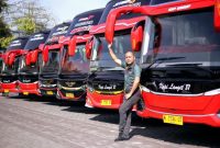 Pengusaha otobus di Pasuruan lebih pilih memutar ludruk atau pengajian untuk menghindari tarif royalti dari LMKN yang saat ini belum disosialisasikan, Selasa (19/08/2025) (Dok. PO. Kopi Langit 81)