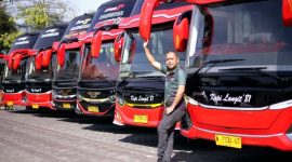 Pengusaha otobus di Pasuruan lebih pilih memutar ludruk atau pengajian untuk menghindari tarif royalti dari LMKN yang saat ini belum disosialisasikan, Selasa (19/08/2025) (Dok. PO. Kopi Langit 81)