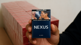 Gambar ilustrasi rokok ilegal merk nexus.