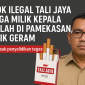 Gambar ilustrasi rokok ilegal.