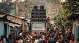 Ilustrasi sound horeg.