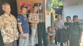 Kapolsek Geger bersama anggota saat melakukan pengecekan di lokasi kejadian aksi tidak senonoh.