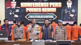 Polisi mengungkap, sejumlah pelaku berasal dari luar daerah, mulai Blitar, Nganjuk, hingga Mojokerto.