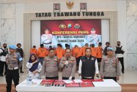 Polres Pamekasan melalui Satuan Reserse Narkoba berhasil mengungkap 14 kasus penyalahgunaan narkotika selama pelaksanaan Operasi Tumpas Narkoba Semeru 2025.