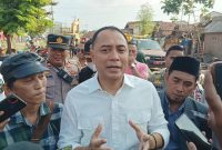 SURABAYA - Wali Kota Surabaya Eri Cahyadi saat memberikan penjelasan di Surabaya beberapa waktu lalu.