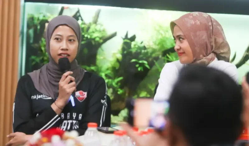 Megawati Hangestri pemain tim bola voli putri Indonesia sekaligus karyawan di Bank Jatim. Foto: Istimewa