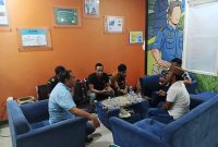 Himpunan Petani Tembakau Madura (HPTM) saat mengelar audensi di Kantor Bea Cukai Madura.