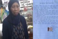 Surat klarifikasi yang ditulis dan ditandatangani Hj. Aisyah, pemilik Toko Limbad, menegaskan bahwa dirinya tidak mengenal H. Her dan H. Sugik seperti disebut dalam video viral.