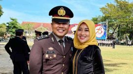 IPTU Nur Fajri Alim Bersama Istri Tercintanya.