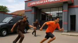 Petugas Lapas Kelas II A Pamekasan memperketat pengawasan pascainsiden tahanan titipan Kejari berinisial F yang sempat mencoba kabur. (Foto ilustrasi)