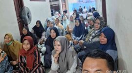Relawan SPPG Humairoh Sejahtera Blumbungan mengikuti penyuluhan PKP dan IKL bersama Dinas Kesehatan Pamekasan.