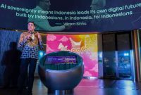 Peluncuran Empowering Indonesia Report 2025 oleh Indosat Ooredoo Hutchison dan Twimbit di Jakarta, menegaskan pentingnya AI berdaulat untuk mempercepat transformasi digital nasional