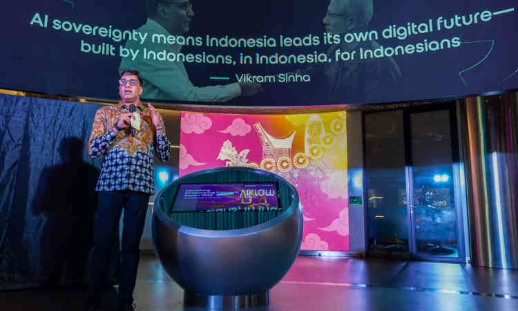 Peluncuran Empowering Indonesia Report 2025 oleh Indosat Ooredoo Hutchison dan Twimbit di Jakarta, menegaskan pentingnya AI berdaulat untuk mempercepat transformasi digital nasional