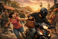 Caption: Ilustrasi Penjambretan