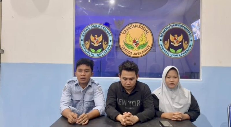 SPPG Pamekasan Garuda Jaya Abadi, saat klarifikasi soal menu MBG yang tak sesuai standar.