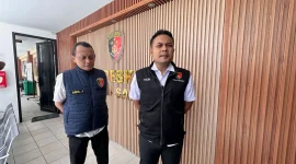 Kasat Reskrim Polres Sampang IPTU Nur Fajri Alim, SE.MM Saat memberikan keterangan 