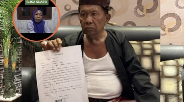 Ilustrasi, Mantan Kepala Desa BatuKerbuy, Haryanto Waluyo dengan adik kandung Haji Latif, Hosniah.