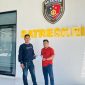 Aktivis Pamekasan saat pelaporan ke polres Pamekasan, Juma'at (8/5/2026).