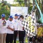 Pelepasan peserta Fun Bike dalam acara Dies Natalis ke 48 Universitas Madura, minggu (31/5/2026).