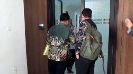 Korwil BGN Pamekasan Hariyanto didampingi BGN Jawa Timur saat menghadiri undangan dari Polres Pamekasan 